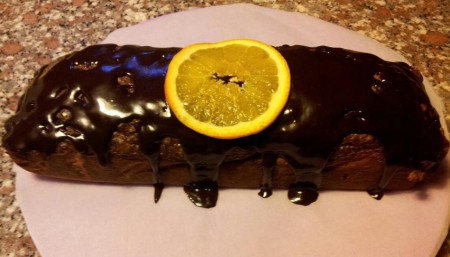 Cake  arancia e cioccolato